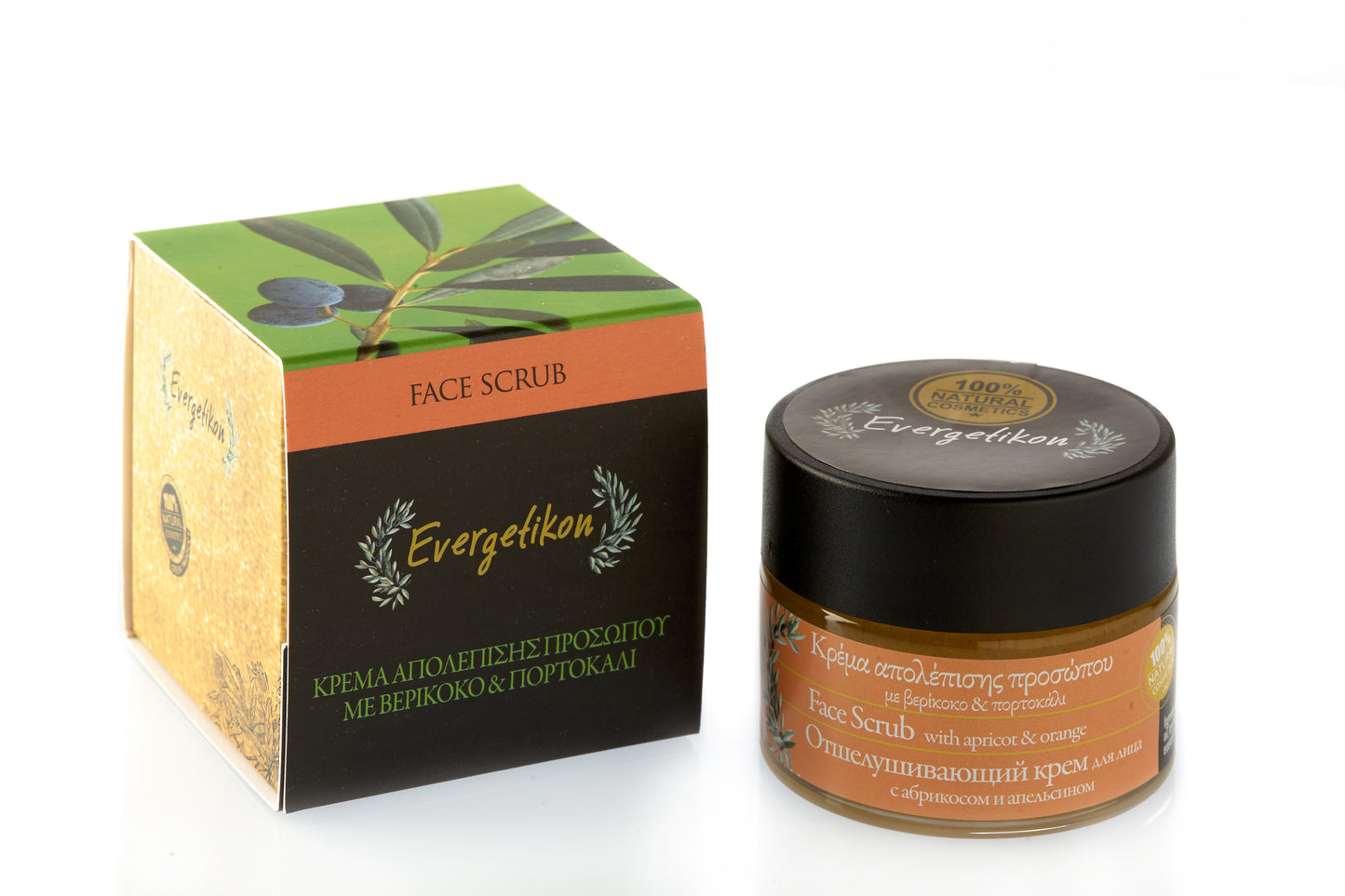 Face Scrub with Apricot and Orange, 1.7 oz